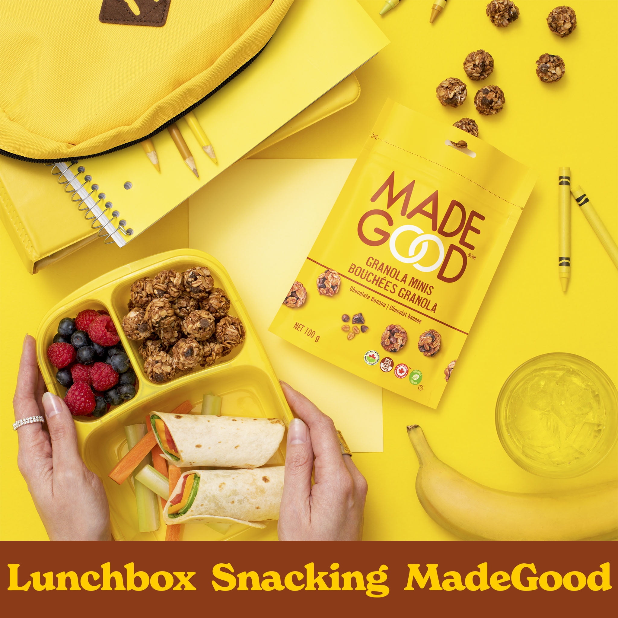 MadeGood Chocolate Banana Granola Minis 100g