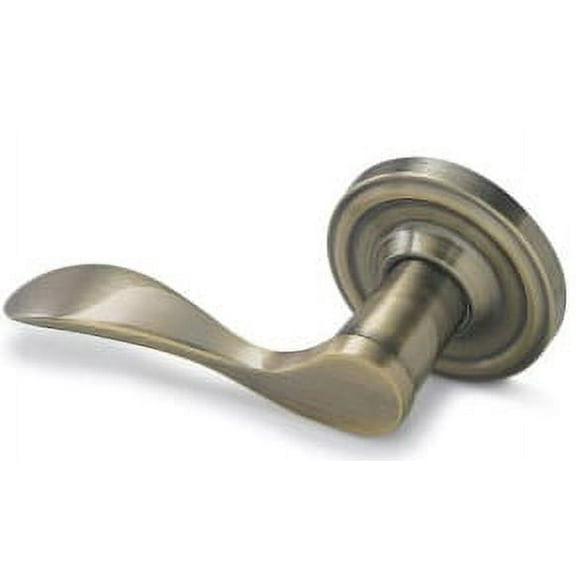 Weslock L0605U3--0020 Left Hand Bordeau Half Dummy Lock Bright Brass Finish
