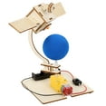 thumbnail image 2 of 1 Set of Science Project Toy Wooden Artificial Satellite Model Kids Assemble Toy Educational Toy, 2 of 8