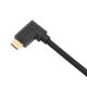 thumbnail image 3 of Cable de datos tipo C macho a macho de 90 grados, cable de extensión chapado en oro de 10Gbps con punta, 3 of 8