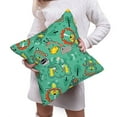 thumbnail image 6 of Bingfone Funny Animals in Jungle Linen Throw Pillow Covers Cushion Case Pocket Button Vintage Farmhouse Pillowcase for Sofa Couch Bed (without pillow core) 18"x18", 6 of 9