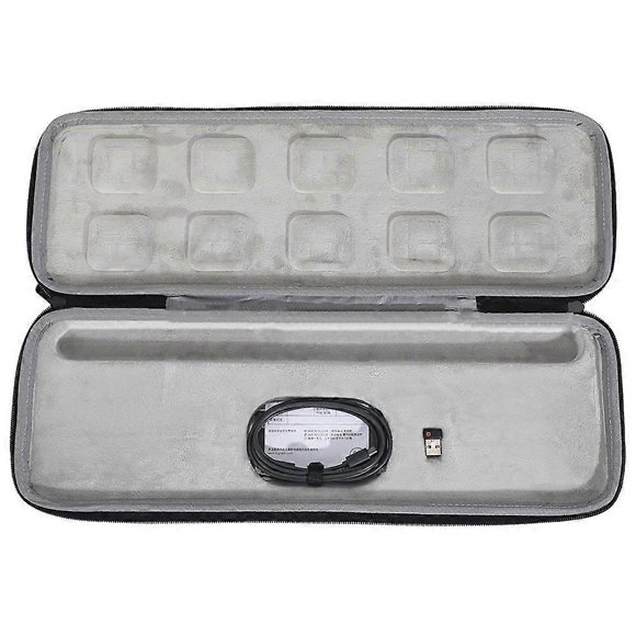 Travel Keyboard Storage Bag Protective Case Compatible For L- Durable EVA Rectangular 1Pcs