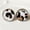 #02, variant on Genuine Leather Leopard Button Studs Earrings Disc Round Dainty Studs Jewelry