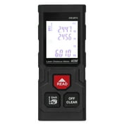 Laser Distance Meter Millimeter Level Accuracy 40m Range Red Light Handheld Portable Laser Distance Measurement Tool