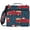 Red-truck, variant on Red-truck Printed Zipper Binder with Handle&Shoulder Strap 2 inch 3 Ring 500 300 Sheet Capacity File Folder Organizer