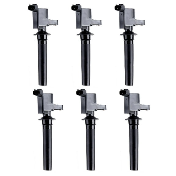 Set of 6 Ignition Coils Compatible with 2002-2006 Mazda MPV All Sub Models 3.0L V6 Replacement for FD502 DG500 C1458