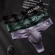 thumbnail image 4 of Tanga sexy de cintura baja para hombre, con letras deportivas, finas, transparentes, que muestran la cadera, de seda helada, sin costuras, de triángulo, 4 of 6