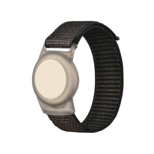 CSChome Housse de Protection Bracelet pour Enfants Respirant Résistant à l'Usure Bracelet de Montre en Nylon Réglable Support GPS Étui de Protection AirTag