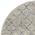 thumbnail image 5 of SAFAVIEH Brentwood Celandine Geometric Area Rug, 6'7" x 6'7" Round, Light Grey/Blue, 5 of 7