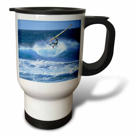 3dRose Windsurfing Hookipa Maui Hawaii - US12 DPB0012 - Douglas Peebles, Travel Mug, 14oz, Stainless Steel