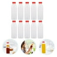 thumbnail image 3 of YOPTOP 10Pcs 500ml Disposable Plastic Empty Bottles Transparent Bottles with Scale, 3 of 6