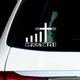 thumbnail image 3 of Walbest Universal Car Auto Vehicle Reflective Connected Cross WiFi Christian Decals Sticker Decoration, 3 of 7