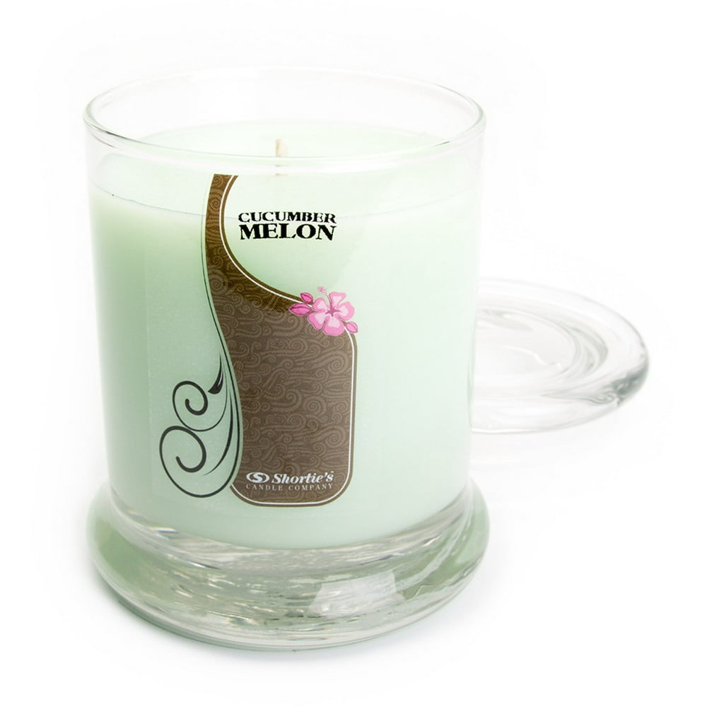 Cucumber Melon Candle Medium Green 10 Oz. Highly Scented Jar Candle