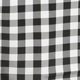 thumbnail image 2 of Balsa Circle Black White Patriotic Veterans Day 90" x 132" Rectangular Tablecloth Gingham Checkered Polyester Washable 4th of July Linen, 2 of 4