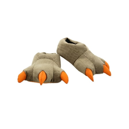 

Jurassic World Kids Dinosaur 3-D Claw Feet Plush Slippers JPF222Y