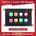 thumbnail image 4 of ESP32-S3 8M PSRAM 4M FLASH 4.3 Pulgadas IPS 480x270 HD Módulo de Pantalla LCD WiFi Bluetooth 240Mhz LX6 MCU para LVGL(C), 4 of 5