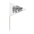 thumbnail image 1 of Chestry Expert Games Art Deco  Fashion Toothpick Triangle Cupcake Toppers Flag, 1 of 3