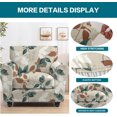 thumbnail image 3 of CHUNTIAN 2 Piece Chair Covers Printed Sofa Covers Couch Covers Washable Armchair Sofa Couch Slipcover Furniture Protector with Elastic Bottom for Living Room (Armchair, 20), Small, 3 of 5