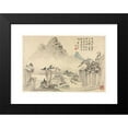 thumbnail image 2 of Mei Qing 14x11 Black Modern Framed Museum Art Print Titled - Landscapes in Various Styles After Old Masters 3 (1690), 2 of 5