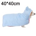 thumbnail image 2 of Sudadera con capucha para perro, suéter cálido y suave para perro, conjunto con sombrero, otoño, invierno, petBlue a cuadros.S, 2 of 5