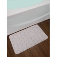 thumbnail image 2 of Brown Paisley Bath Mat, Intertwined Detailed Sketch Motifs of Flowers and Antique Ornaments, Plush Bathroom Decor Mat with Non Slip Backing, 29.5" X 17.5", Dark Mauve and White, by Ambesonne, 2 of 2