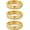 12mm Gold, variant on Gold Bangles for Women Set of 3 Chunky Stretch Bangles Bracelets 24K Gold Plated Stainless Steel Bracelets Flexible Wide Stack Bracelets Designer Look Alike Jewelry for Women