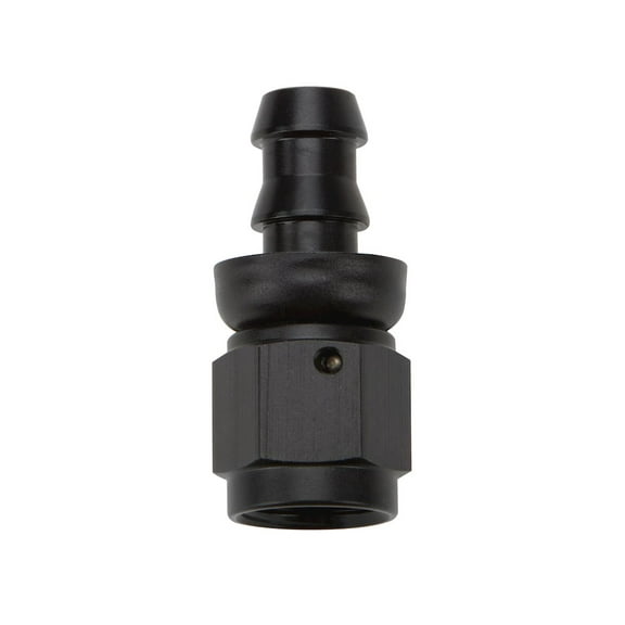 Allstar Performance Pushlock Hose End Black Straight -16