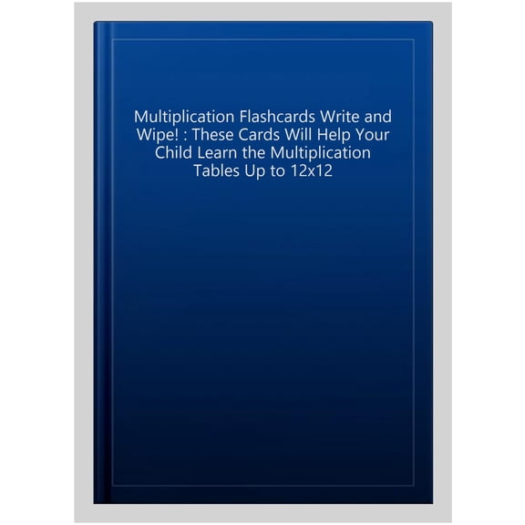 Pre-Owned Multiplication Write And Wipe Flash Cards