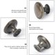 thumbnail image 2 of 10Pcs Retro Style Drawer Handle Pull Knob Single Hole Handle Door Handle, 2 of 3