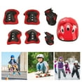 thumbnail image 1 of Kids Protective Gear Set With Helmet, Riding Protective Gear For Age 5 To 14, Skateboarding Helmets With Adjustable Knee Pads Elbow Pads Wrist Guards, 1 of 8