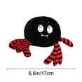 thumbnail image 3 of Plush Stuffed Pumpkin Bat Devil Spider Halloween Toy, Cute Spooky Ornament for Kids Babies & Toddlers, 6.6in, 3 of 6