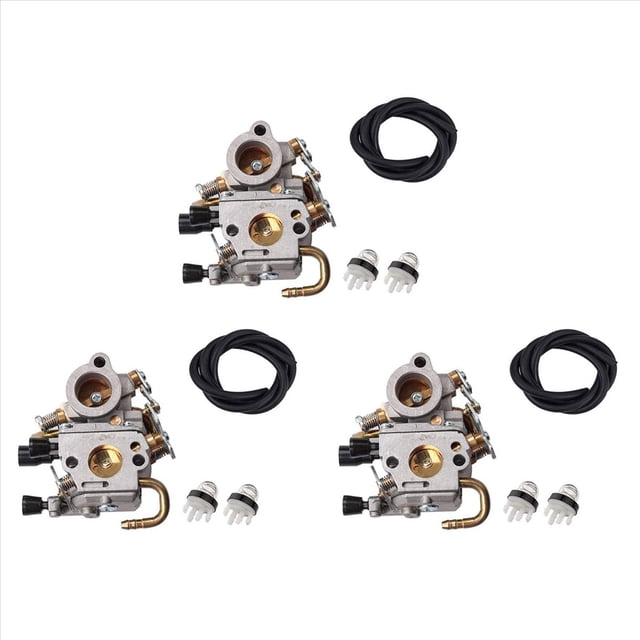 3X Piezas de Repuesto para Carburador de Motosierra para Máquina de Corte de Combustible TS410 TS420 420