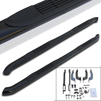 Spec-D Tuning SSB3-F15004SCBK-WB Ford F150 Super Cab Extended Cab 3 Side Step Bar Running Boards