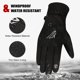 thumbnail image 5 of Guantes cálidos de invierno Hombres Mujeres Guantes deportivos con forro cálido fino para ciclismo C Golovejoy Mitones deportivos, 5 of 7