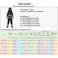 thumbnail image 3 of Gold Trim Dragon Ninja Suit, Dragon Print Gold Trim Ninja Costume Suit, Hooded Mask Warrior Uniform With Wide Gold Waist Belt for Halloween Martial Arts Cosplay, Multi Size Fighter Outfit, Black L, 3 of 3