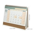 thumbnail image 2 of UEETEK Decorative Desktop Month Calendar for Daily Use with Modern Understated Design, 2 of 6