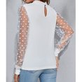 thumbnail image 4 of Blusa De Manga Larga, Blusa De Manga Larga Para Mujer Con Diseño De Botones De Moda Falbala Para La Vida Diaria Ccdes Otros, 4 of 6