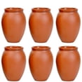 thumbnail image 2 of 6 piezas Cantaritos de Barro Mexicanos, vasos de arcilla roja de 12 oz, tiradores de Cantaritos, Jarritos de Barro Mexicanos, tazas de cócteles, tazas de arcilla para tequila, margaritas, mojitos, fie, 2 of 6