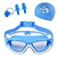 thumbnail image 1 of Gafas de natación para niños antivaho, anti-UV, con tapones para los oídos y clip nasal. Caja de almacenamiento., 1 of 4