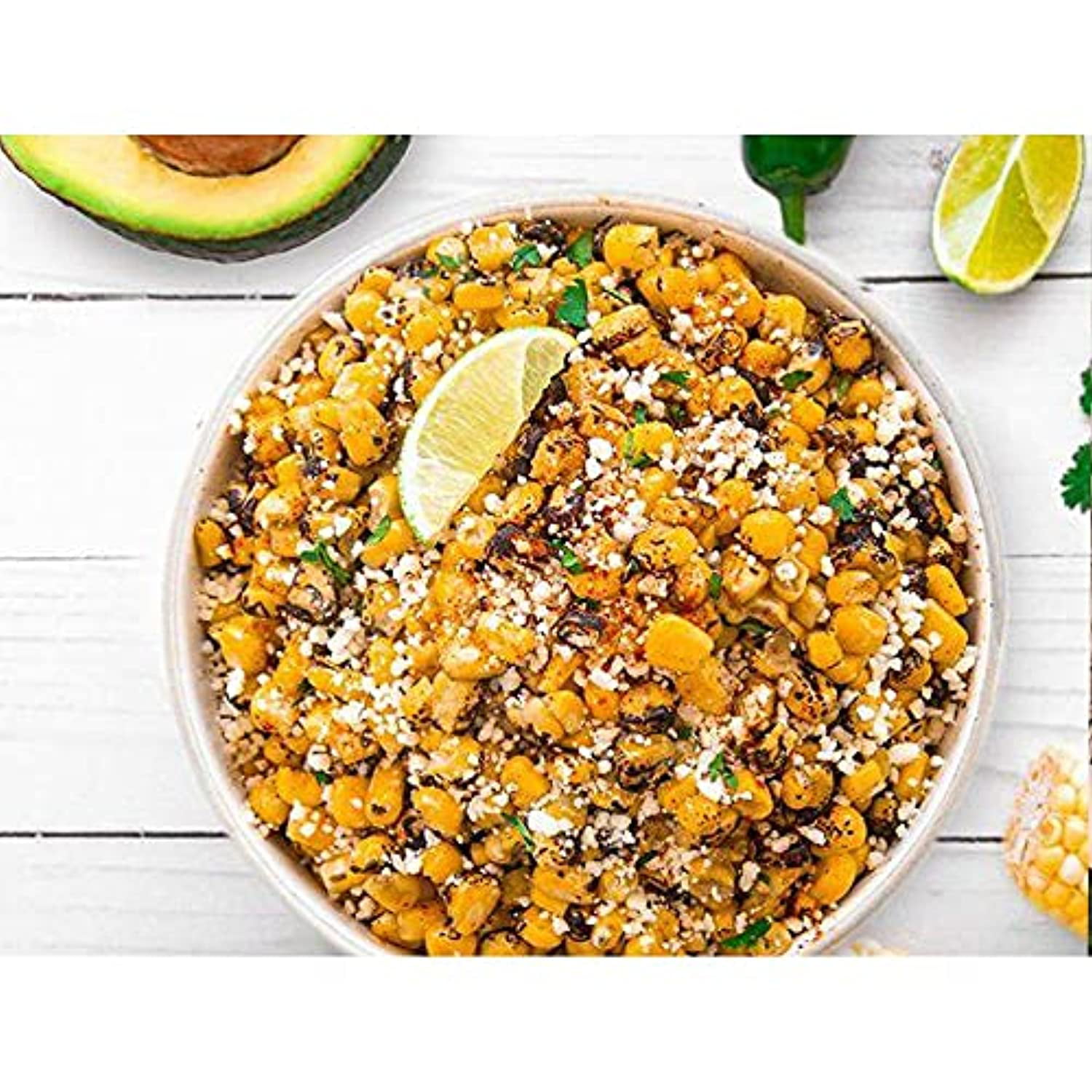 Tattooed Chef Frozen Mexican Style Street Corn With Cotija Cheese   GlutenFree And Vegetarian  Healthy Snack  High Protein  Frozen Corn  Side 12 Oz Each  By Gourmet Kitchn  Walmartcom