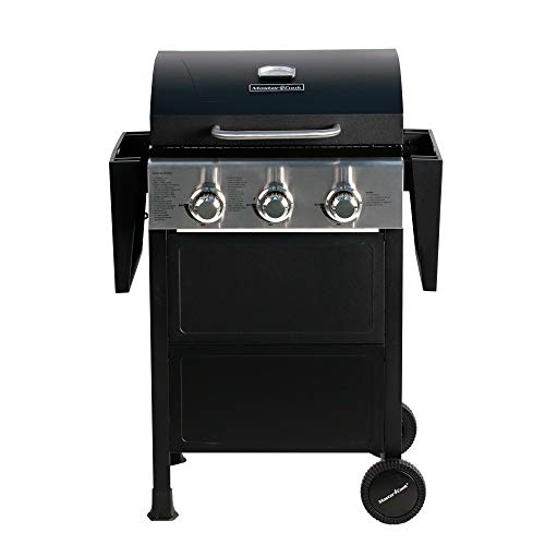 MASTER COOK 3 Burner BBQ Propane Gas Grill, Stainl - image 4 of 7
