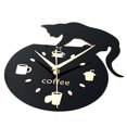 thumbnail image 2 of Simple Lindo Gato De Dibujos Animados Creativo Pecera Gato Reloj De Pared Hogar Dormitorio De Los Niños Decoración Reloj De Pared Sala De Estar Reloj De Acrílico 30 Cm Yuarrent HA022448-00, 2 of 7