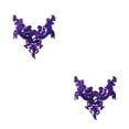 thumbnail image 1 of kurtrusly Beauté de Robe de Mariée avec Coudre sur Perles Garniture Patchs Faits avec Acrylique Large Application Polyvalent Violet 2Set, 1 of 6