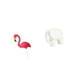 thumbnail image 6 of CarpNettore Bird Flamingo Elephant Statue Figurine Yard Art Ornament Animal Sculpture Figure Collection Collectible Garden Stake for Holiday Spring Fairy Garden Accessories with Nonslip Pads, 6 of 8