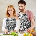 thumbnail image 5 of Leopard Print Adjustable Waterproof Apron for Adults 33x27 Inch – Cooking Apron with 2 Large Pockets, Durable Polyester Bib for Kitchen, Baking, BBQ, and Home Use, 5 of 6