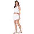 thumbnail image 3 of Celebrity Pink Women's and Women's Plus French Terry Sweatshort, Sizes XS-4X, 3 of 7