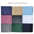 thumbnail image 6 of ML Cotton Fitted Bed Sheet with Elastic Band Solid Color Anti-slip Adjustable Mattress Cover for Single Double King Queen Bed, 6 of 7