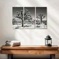 thumbnail image 2 of Elephant Stock Famous Joshua Trees Wall Art - Horizontal Multi Panel Canvas - Hallway Wall Decor - Floral And Botanical Multi Panel - Black And Gray Decor By Philippe Hugonnard - 23" x 14", 2 of 4