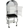 thumbnail image 2 of 6804 3/8" Bar Spacing Tall Shall Top Small Bird Cage - 18"x14" In Black, 2 of 4