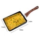 thumbnail image 3 of Rectángulo Huevo Sartén Tortilla Panqueque Antiadherente Mango de Madera Desayuno, 3 of 10